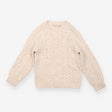 Cream Cable Knit Jumper with Sequins