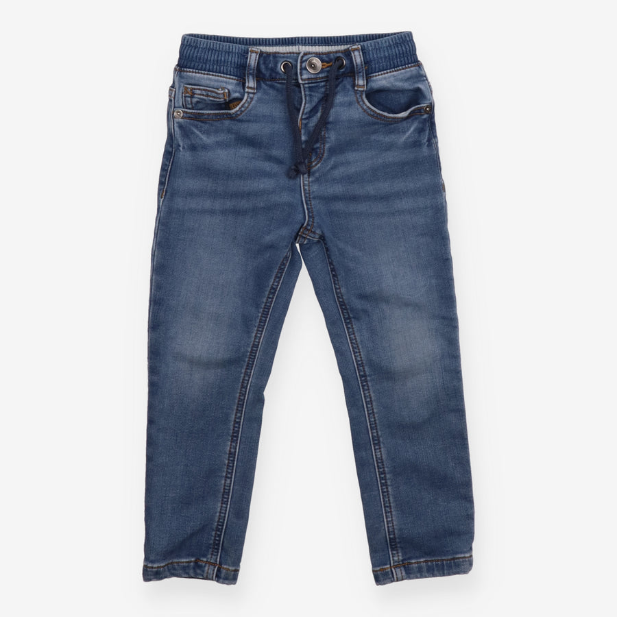 Pull on jeans drawstring