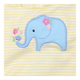 Yellow Striped Elephant Swim Costume