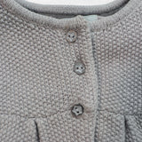 Cardigan grey sliver glitter