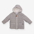 Coat white back spotted
