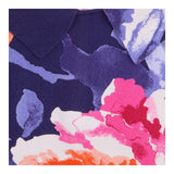 Sleeveless Top Navy Bright Floral Collared
