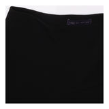 Skirt Black Asymmetric Handkerchief Hem Stretch Mi