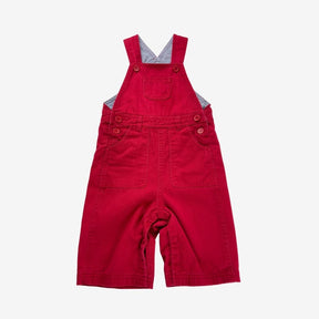 Red Denim Dungarees