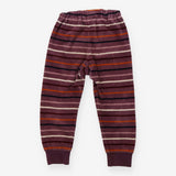 Velour Joggers Purple, Lilac, Orange and Cream Str