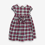 Dress Smock Collared Checked