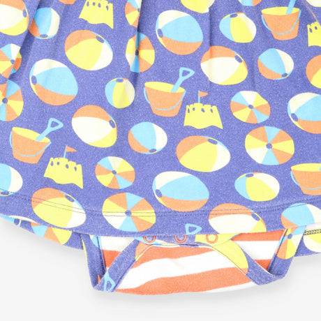 Beach days dress with built in bodysuit