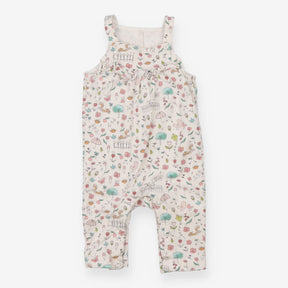 Dungarees white park details