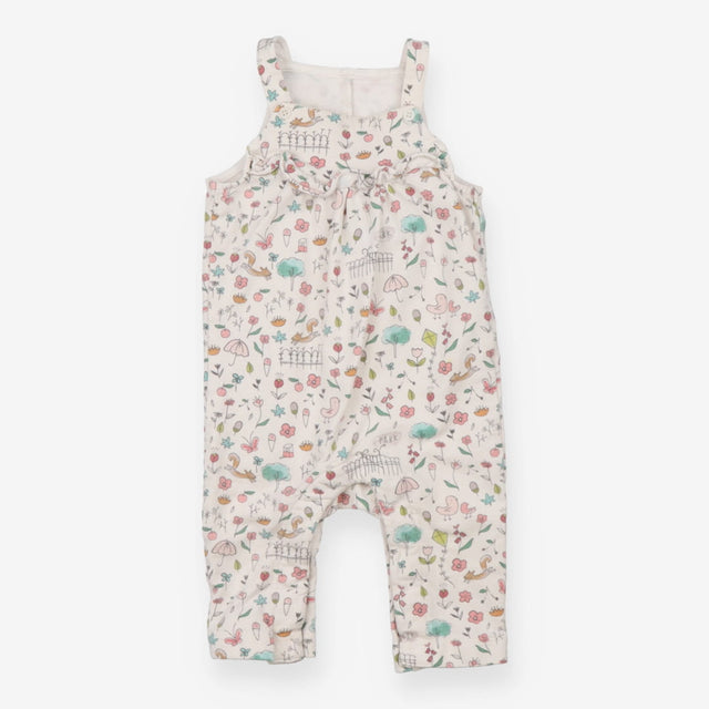 Dungarees white park details