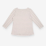Top Grey Pink Striped Harbour Long Sleeve