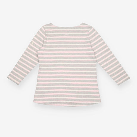 Top Grey Pink Striped Harbour Long Sleeve