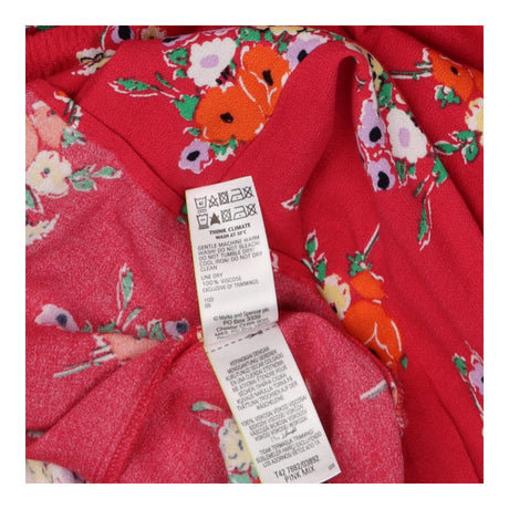 Off the Shoulder Pink Floral Dress with Puff Sleev