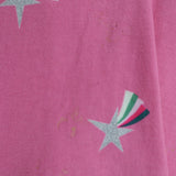 Dress pink silver shooting stars