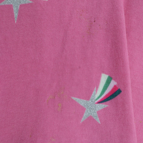 Dress pink silver shooting stars
