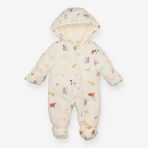 Pramsuit cream forest friends