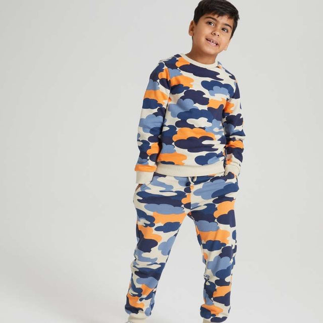 Cloud camo joggers
