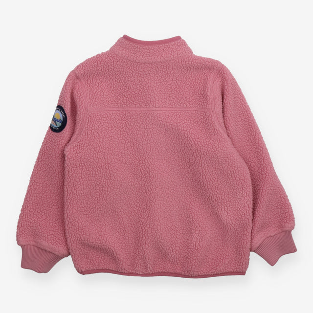 Teddy Fleece Pink Zip Up