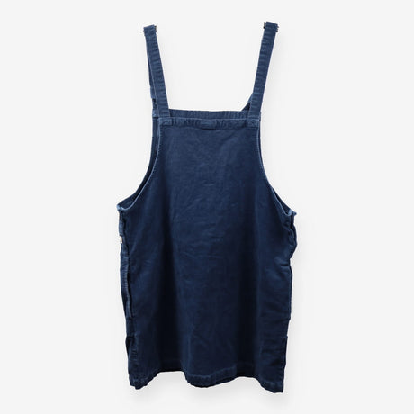 Blue Corduroy Mini Pini Dungaree Dress