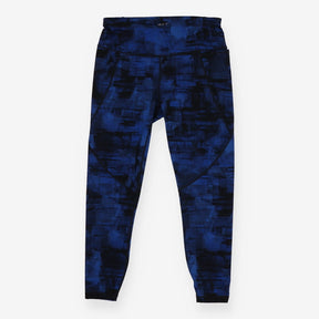 Power 7/8 Gym Leggings blue and black