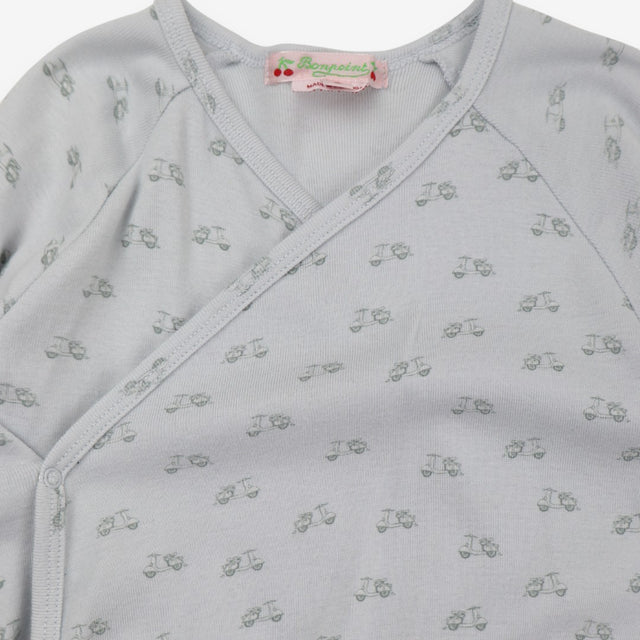 Grey sleepsuit scooters