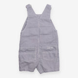 Jersey Shortie Dungaree Blue and White Strip