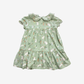 Green Field Mouse Jersey Dress