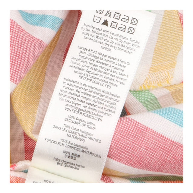 Summer swing dress rainbow chevron