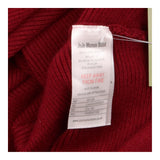 Fine Ribbed Batwing Sleeve Jumper Boat Neck Knit T