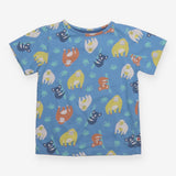 T-Shirt Blue Koalas and Monkeys