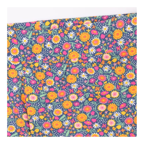 Leggings Dark Blue Floral Organic Cotton
