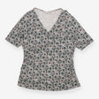 T-shirt green floral wrap