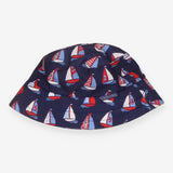 Navy Boats Sunhat