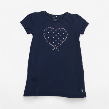 Navy 'I love when...' SS tee 