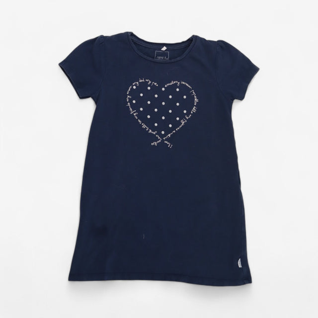 Navy 'I love when...' SS tee 