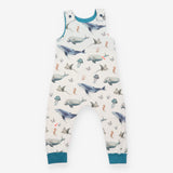 Homemade Dungarees White Sea Creatures