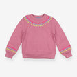 Sweater pink hearts circles and stars