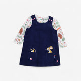 The Gruffalo cord pinafore with Bodysuit