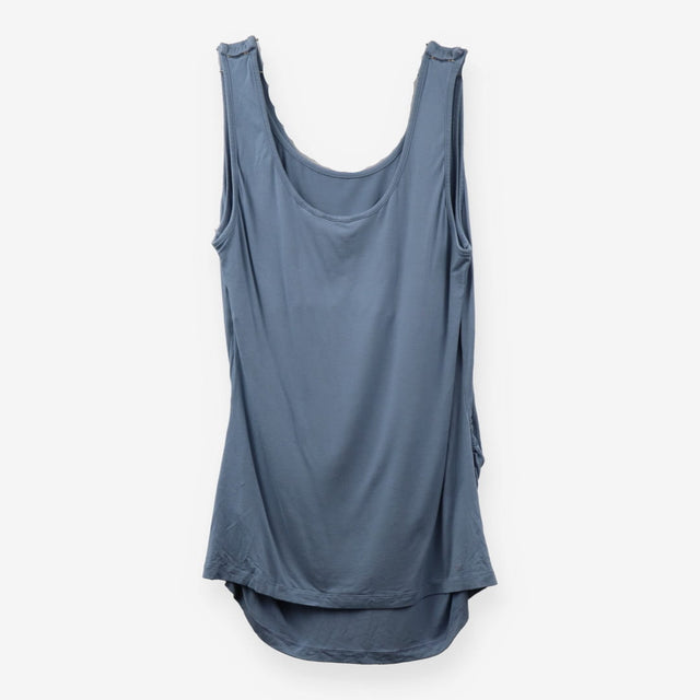 Maternity Nursing Vest Blue