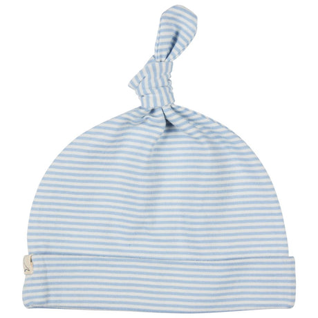 Knotted Hat - Pale Blue Stripe