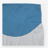 Maternity Trousers Blue White Stripe Organic Cotto