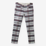 See by Chloé Blue Red Plaid Skinny Jeans