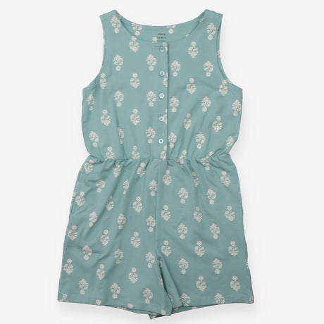 Playsuit blue floral
