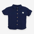 Shirt Muslin Navy Stay Cool 