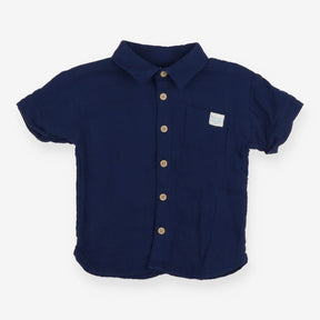 Shirt Muslin Navy Stay Cool 