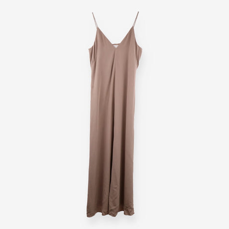 COS 100% Silk V Neck Slip Dress Minimalist Maxi