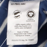Shorts corfe blue stripe with grey pocket