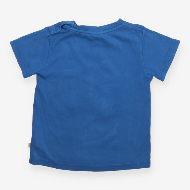T-Shirt Blue Tractor Applique