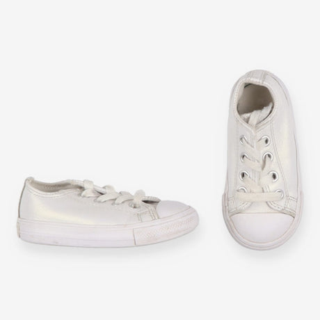 Converse trainers pearly white