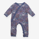 Sleepsuit floral navy
