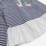 T-Shirt Long Sleeve Stripe with Llama and Rabbit